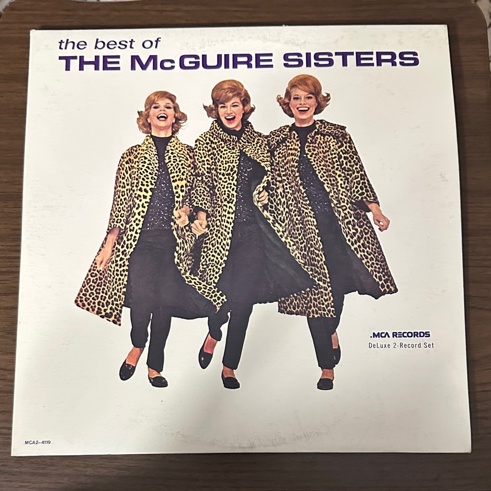 “The Best of The McGuire Sisters” Vinyl LP Double Record 1965